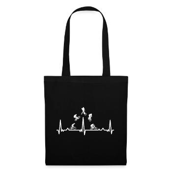 Vélo de montagne Heartbeat Vélo de descente Heartbeat - Sac en tissu - noir - Devant
