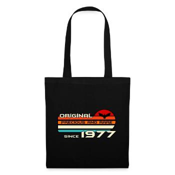 original 1977 anniversaire 45 ans 45e anniversaire - Sac en tissu - noir - Devant