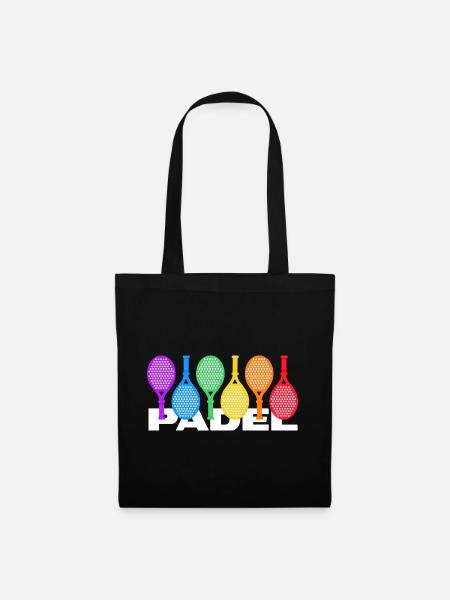 padel padeltennis padel-spieler padeltennisspieler - Stoffbeutel - Schwarz