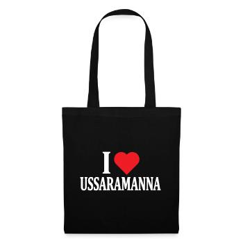 t-shirt J’adore Ussaramanna t-shirt Sardaigne - Sac en tissu - noir - Devant