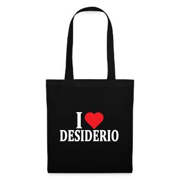 t-shirt I love Desire t-shirt gift idea - Tote Bag - black - Front
