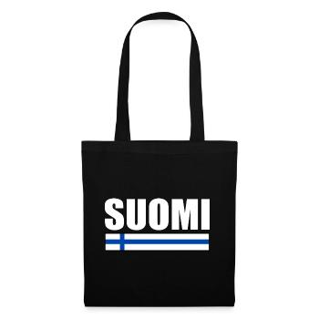 Suomi - Sac en tissu - noir - Devant