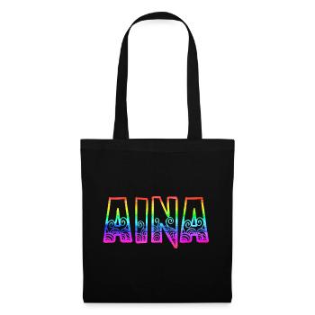 aina rs rainbow - Tote Bag - black - Front