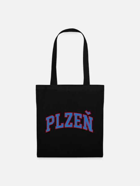 Plzeň Pilsen - Stoffbeutel - Schwarz