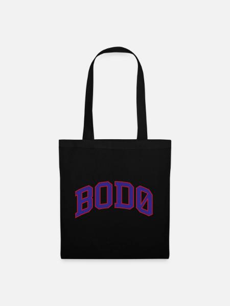 Bodø - Stoffbeutel - Schwarz