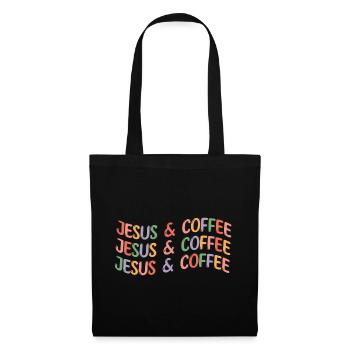 Jesus & Coffee - Tote Bag - black - Front
