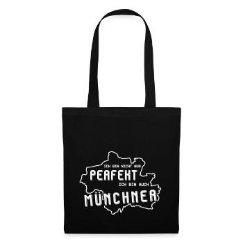 Münchner, Perfekt - Stoffbeutel - Schwarz - Vorne