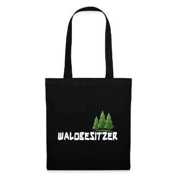 Wald Waldbesitzer Forst Waldarbeiter Kiefer Fichte - Stoffbeutel - Schwarz - Vorne