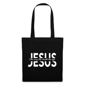 Jésus Le Chemin La Vérité La Vie - Sac en tissu - noir - Devant