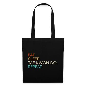 Martial Arts Taekwondo Martial Arts "tae kwon do" - Tote Bag - black - Front