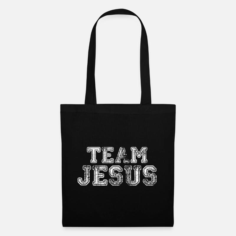 Team Jesus - Stoffbeutel - Schwarz