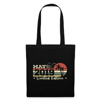 May 5th Anniversary Vintage Born 2019 Vibe - Tote Bag - black - Front
