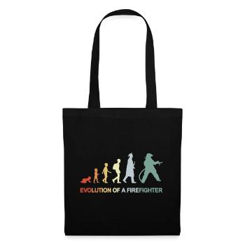 Feuerwehrmann Evolution - Stoffbeutel - Schwarz - Vorne