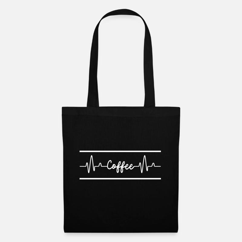 Kaffee-Beat - Stoffbeutel - Schwarz
