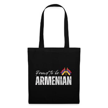 Arménien fier, j’adore l’Arménie - Sac en tissu - noir - Devant