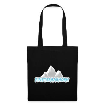 Geschenk für Finsteraarhorn - Stoffbeutel - Schwarz - Vorne