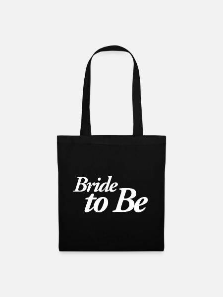 Bride To Be - Stoffbeutel - Schwarz