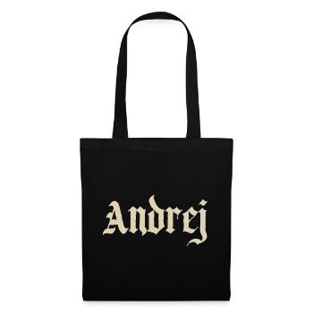 Andrej Gothischer ́ lettering - Tote Bag - black - Front