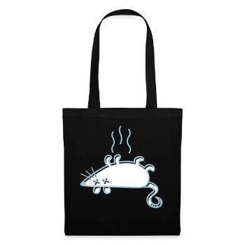 Une souris morte - Sac en tissu - noir - Devant