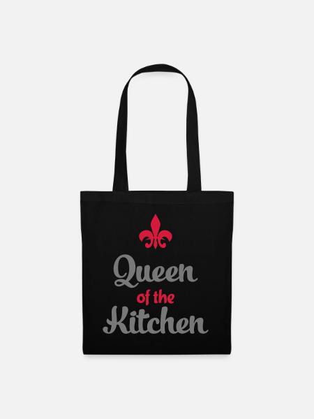 Kochen - Stoffbeutel - Schwarz