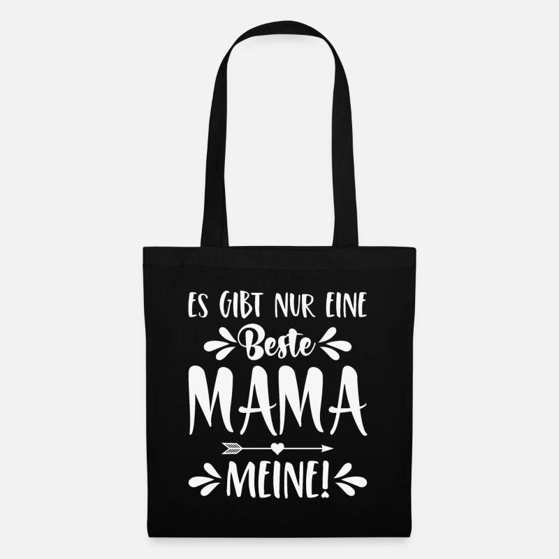 Es gibt nur eine beste Mama Meine! - Stoffbeutel - Schwarz