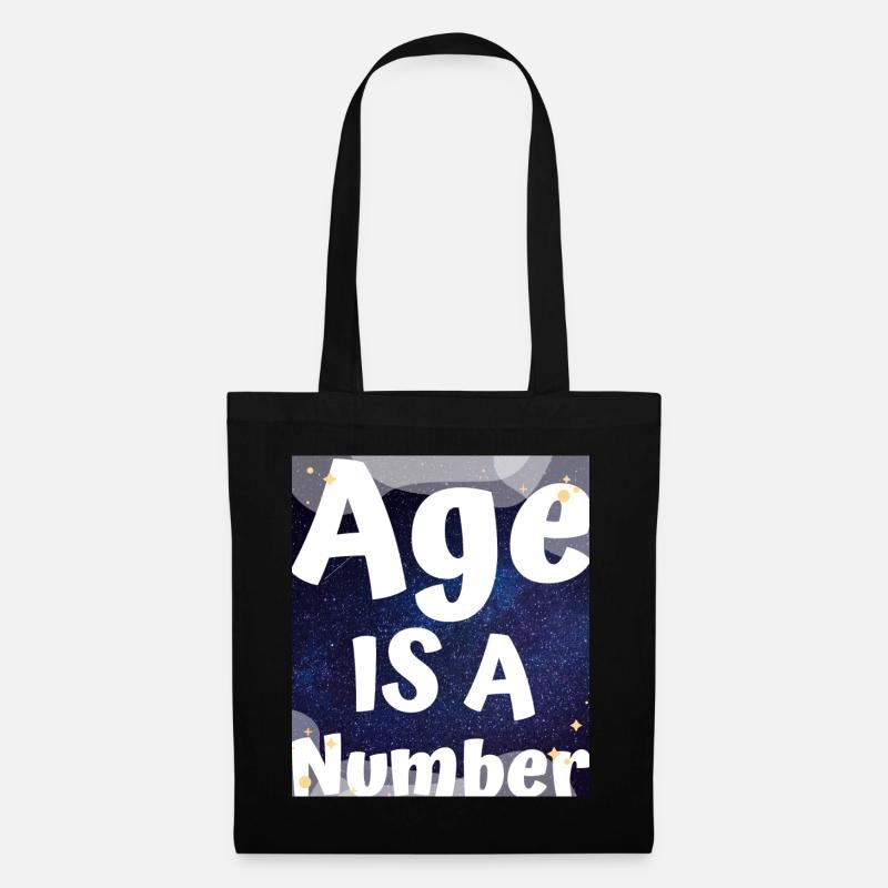 AGE IS A NUMBER - Tote Bag - black