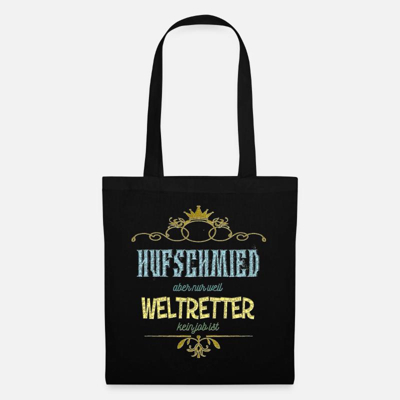 Hufschmied Weltretter - Stoffbeutel - Schwarz