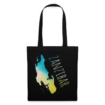 Zanzibar - Sac en tissu - noir - Devant
