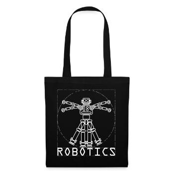 Robotics Da Vinci Vitruvian Man - Tote Bag - black - Front