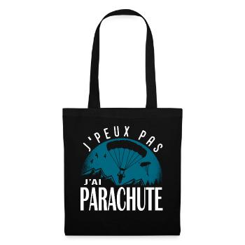 J'peux pas j'ai PARACHUTE - Sac en tissu - noir - Devant