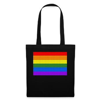lgbt pride - Sac en tissu - noir - Devant