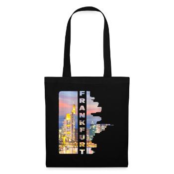 Frankfurt Germany City Skyline Home Love - Tote Bag - black - Front
