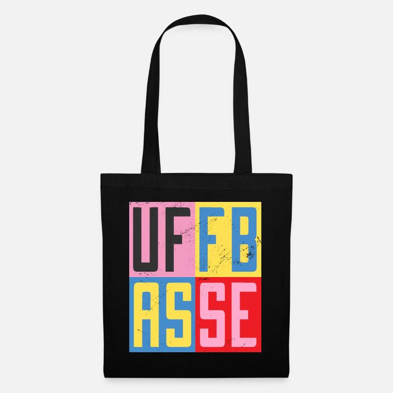 Uffbasse Design - Stoffbeutel - Schwarz