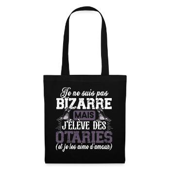 Otarie Phoque Animal Zoo Mammifère Cadeau Humour - Sac en tissu - noir - Devant