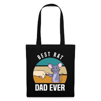 Ratten Liebhaber | Ratte Haustiere Tiere Geschenke - Stoffbeutel - Schwarz - Vorne