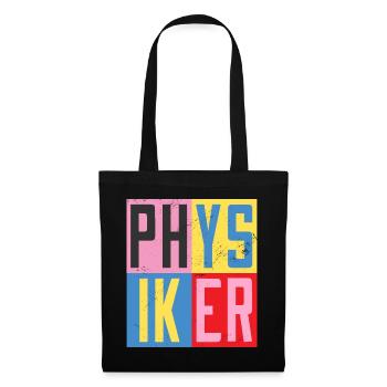 Physiker Design - Stoffbeutel - Schwarz - Vorne