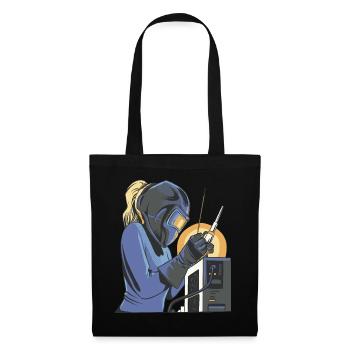 Welder outfit for welders - Tote Bag - black - Front