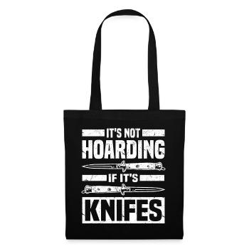 Collecting knives - Tote Bag - black - Front