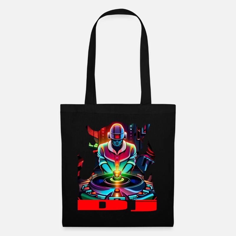 Dj - Sac en tissu - noir