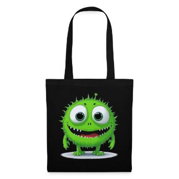 little green monster - Tote Bag - black - Front