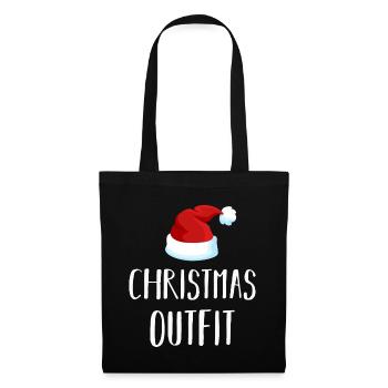 Noël drôle - Sac en tissu - noir - Devant