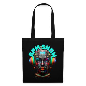 BPM SHOW - Cool Woman with Headphones! - Tote Bag - black - Front