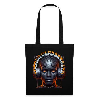 WORLD CLUBBERS LTD - Cool Man with Headphones! - Tote Bag - black - Front
