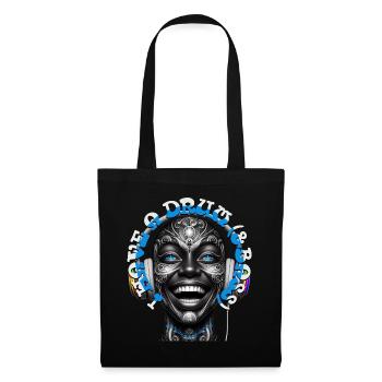 I HAVE A DRUM (&BASS) - Cool Woman with Headphones - Tote Bag - black - Front