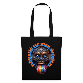 RAVERS OF THE WORLD - Cool Creature & Headphones! - Tote Bag - black - Front