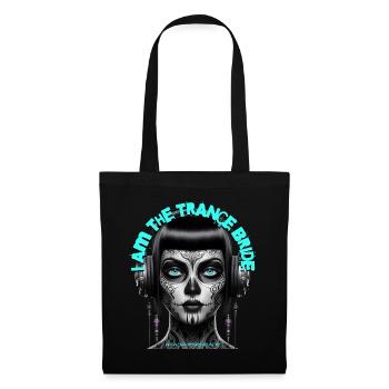 I AM THE TRANCE BRIDE – Cool Bride with Headphones - Tote Bag - black - Front