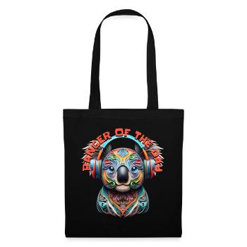 BANGER OF THE DAY – Cute Koala Bear & Headphones! - Tote Bag - black - Front