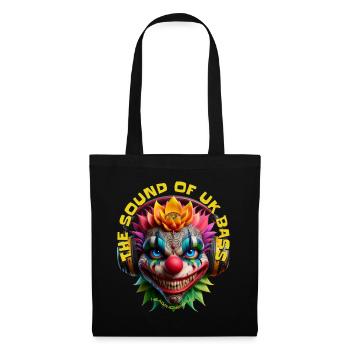THE SOUND OF UK BASS - Cool Clown with Headphones! - Tote Bag - black - Front