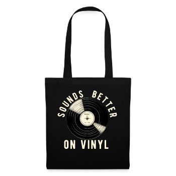 Sounds Better on Vinyl Sound is Better on Vinyl - Tote Bag - black - Front