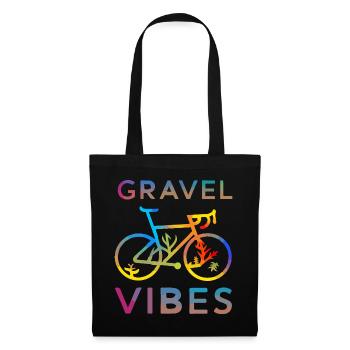 Colourful Autumn Inspired Bicycle Design - Tote Bag - black - Front